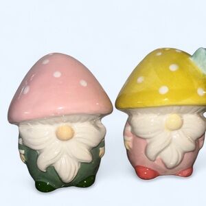 Salt & Pepper Shaker Mushroom Gnome
